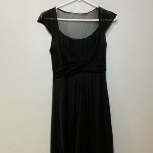 Jonathan Martin black floor length dress